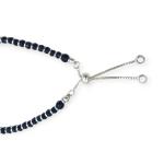 925 Sterling Silver Bracelet with Elegant Black Stones